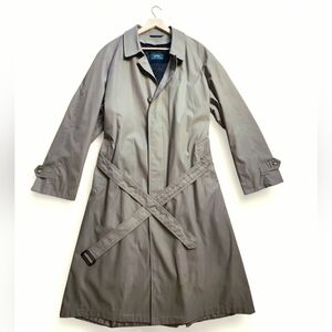 Lauren RL Vintage Trench Coat Mens 44 Long Khaki, RN76926 Made In Vietnam